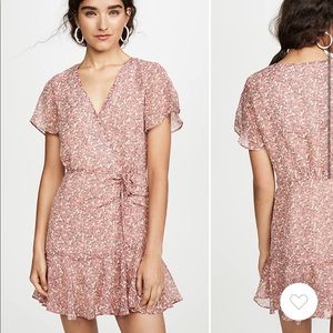 BB Dakota Floral Wrap Dress